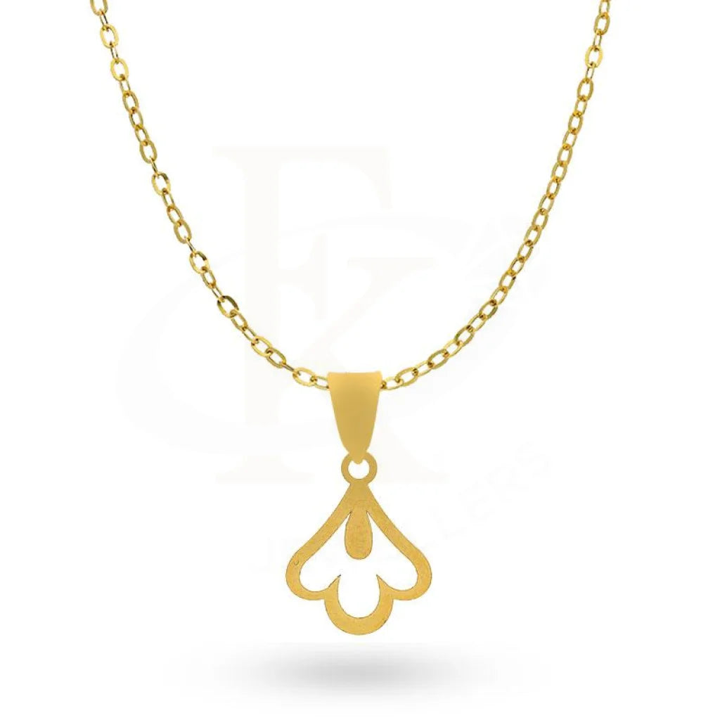 Ladies necklaces toast glow -Gold Necklace (Chain with Pendant) 18KT - FKJNKL18K2017