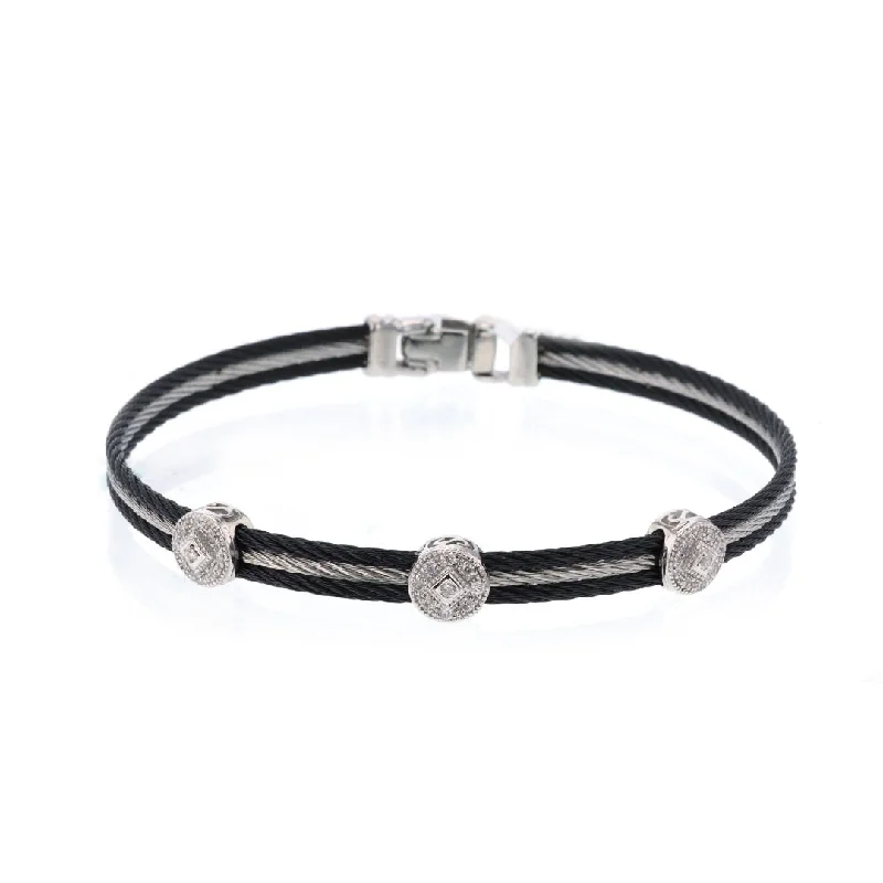 Ladies bracelets firm radiance -0.14 ctw Diamond Bangle Bracelet