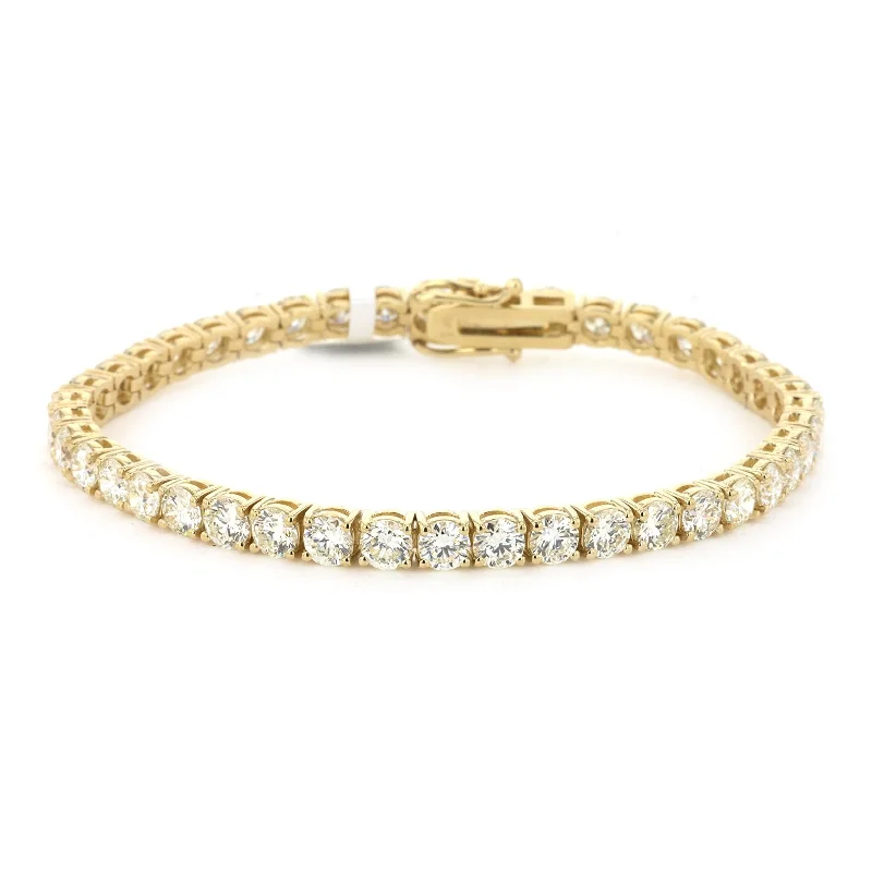 Ladies bracelets ornate shine -10.93 ctw Diamond Tennis Bracelet