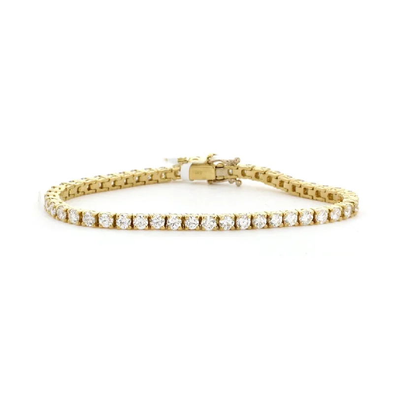 Ladies bracelets sole shine band -7.06 ctw Diamond Tennis Bracelet